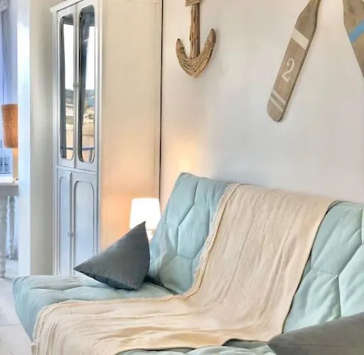 Le Brusc. Design, Parking, Wifi & Double Vue! Apartmán Six-Fours-les-Plages